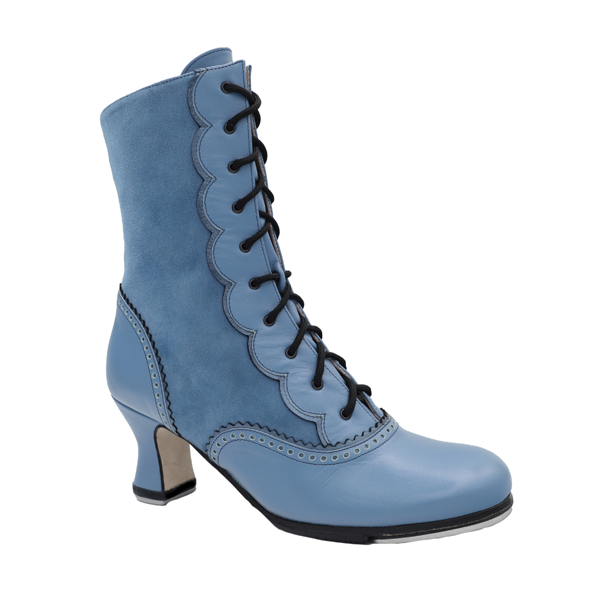 The Picini 2.5" Cornflower Blue Hard Sole Tap - Preorder and Final Sale