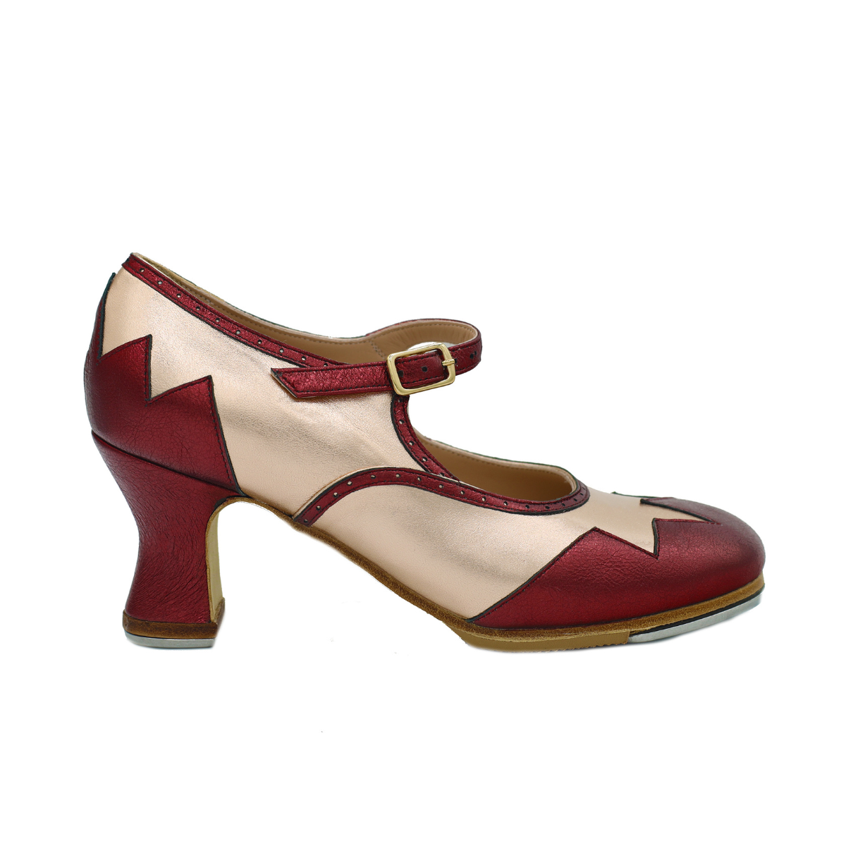The Holly 2.5" Rose Gold Hard Sole Tap - Preorder and Final Sale