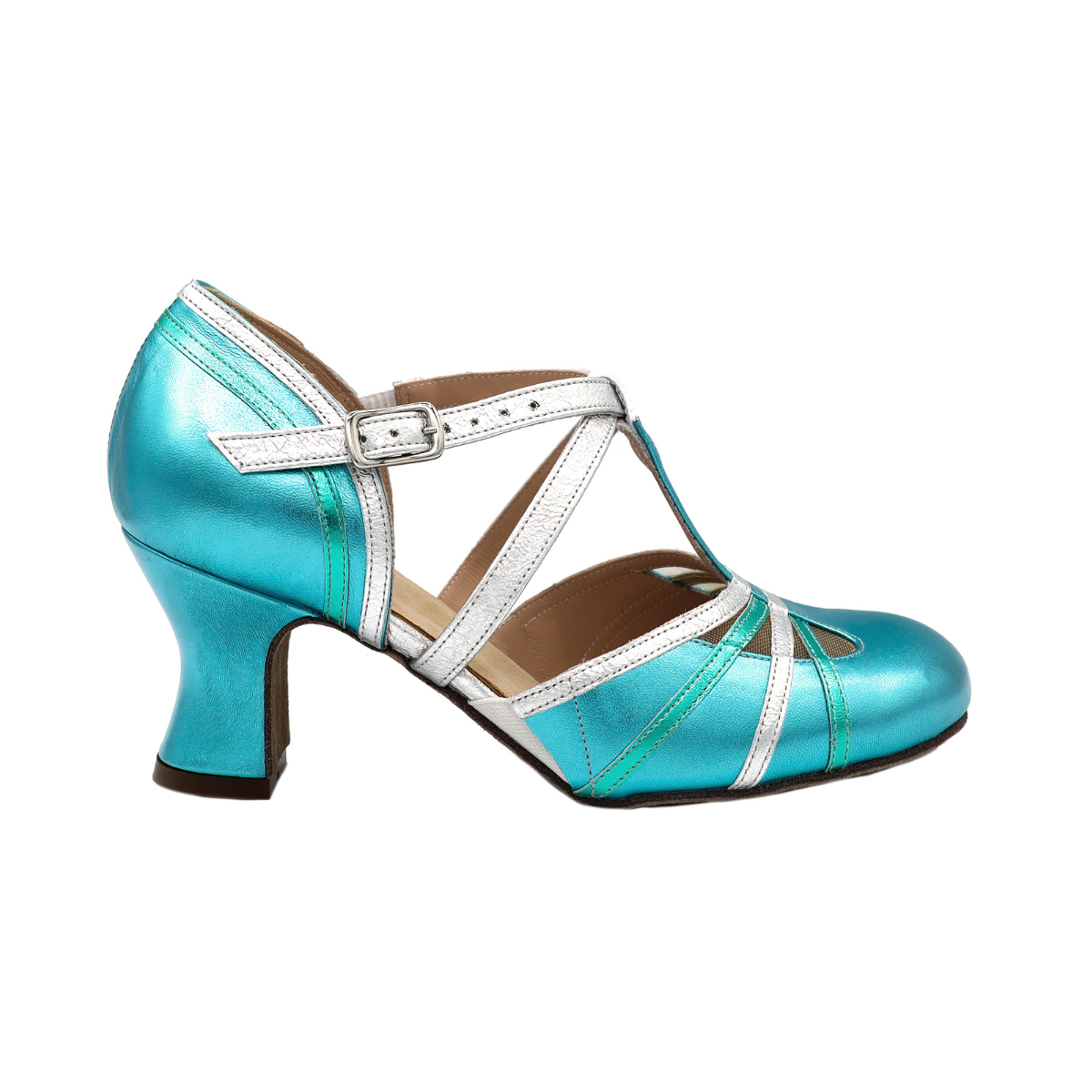 The Peachy 2.5" Turquoise Soft Sole - Preorder and Final Sale