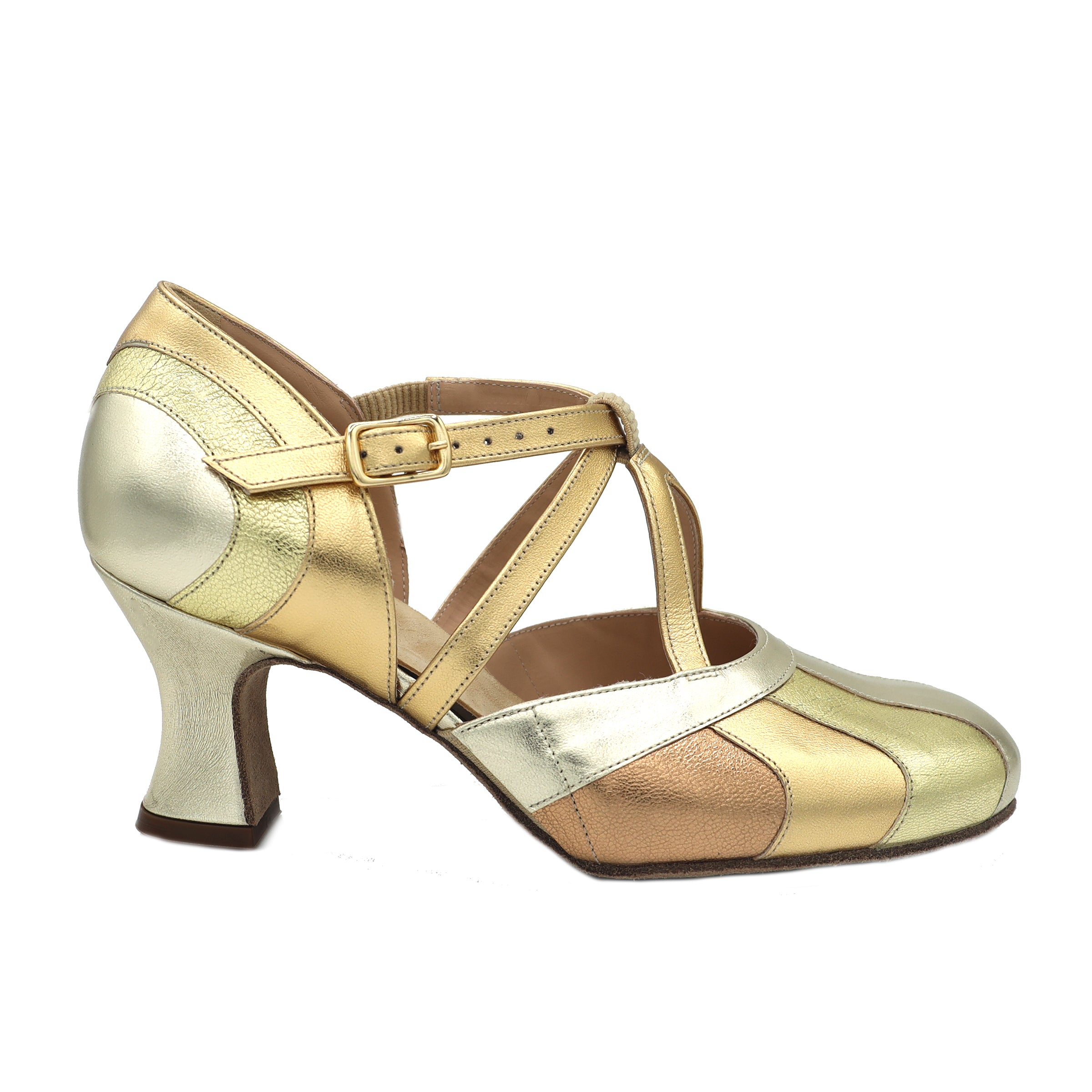 The Centre Stage 2.5" Gold Soft Sole - Preorder and Final Sale