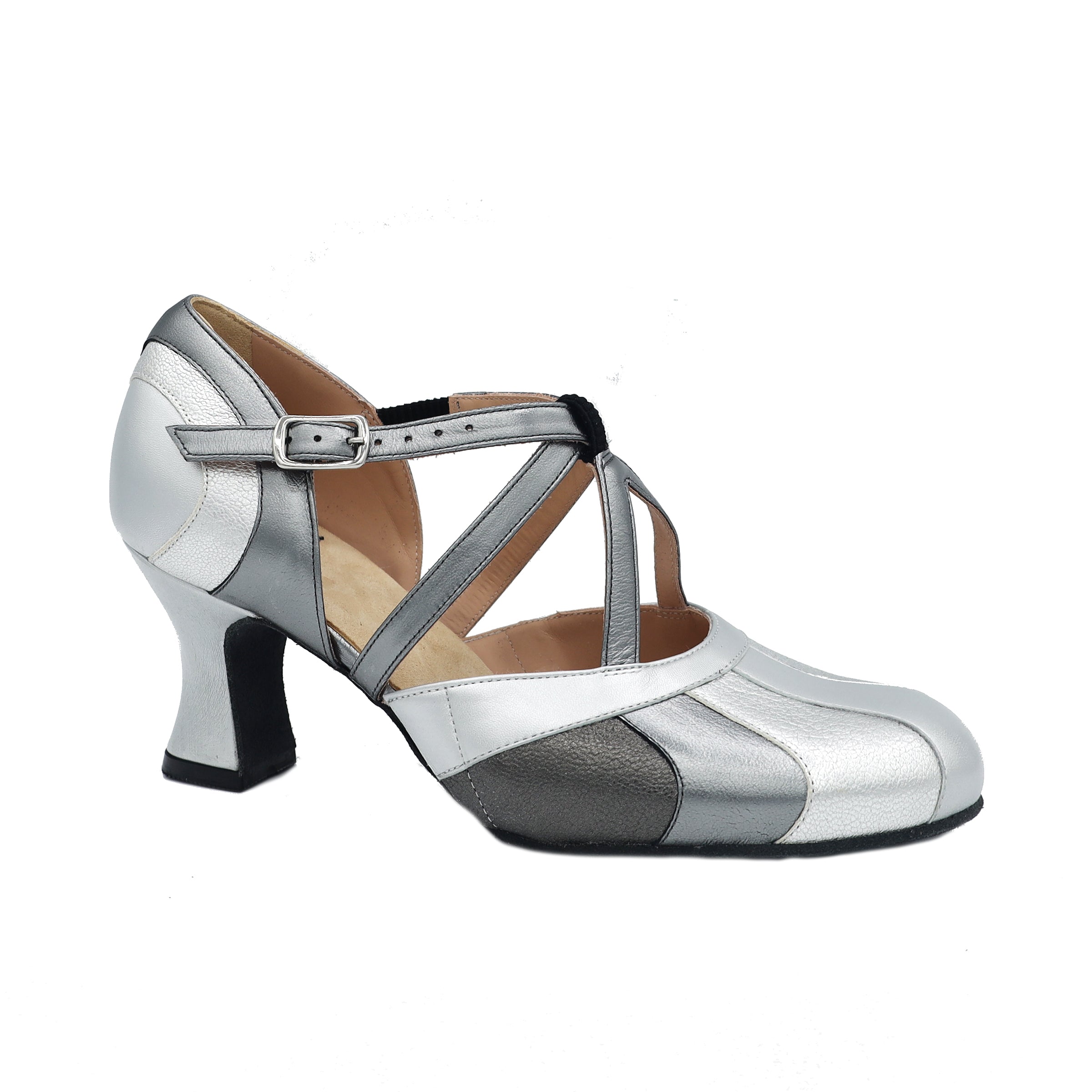 The Centre Stage 2.5" Silver Soft Sole - Preorder and Final Sale